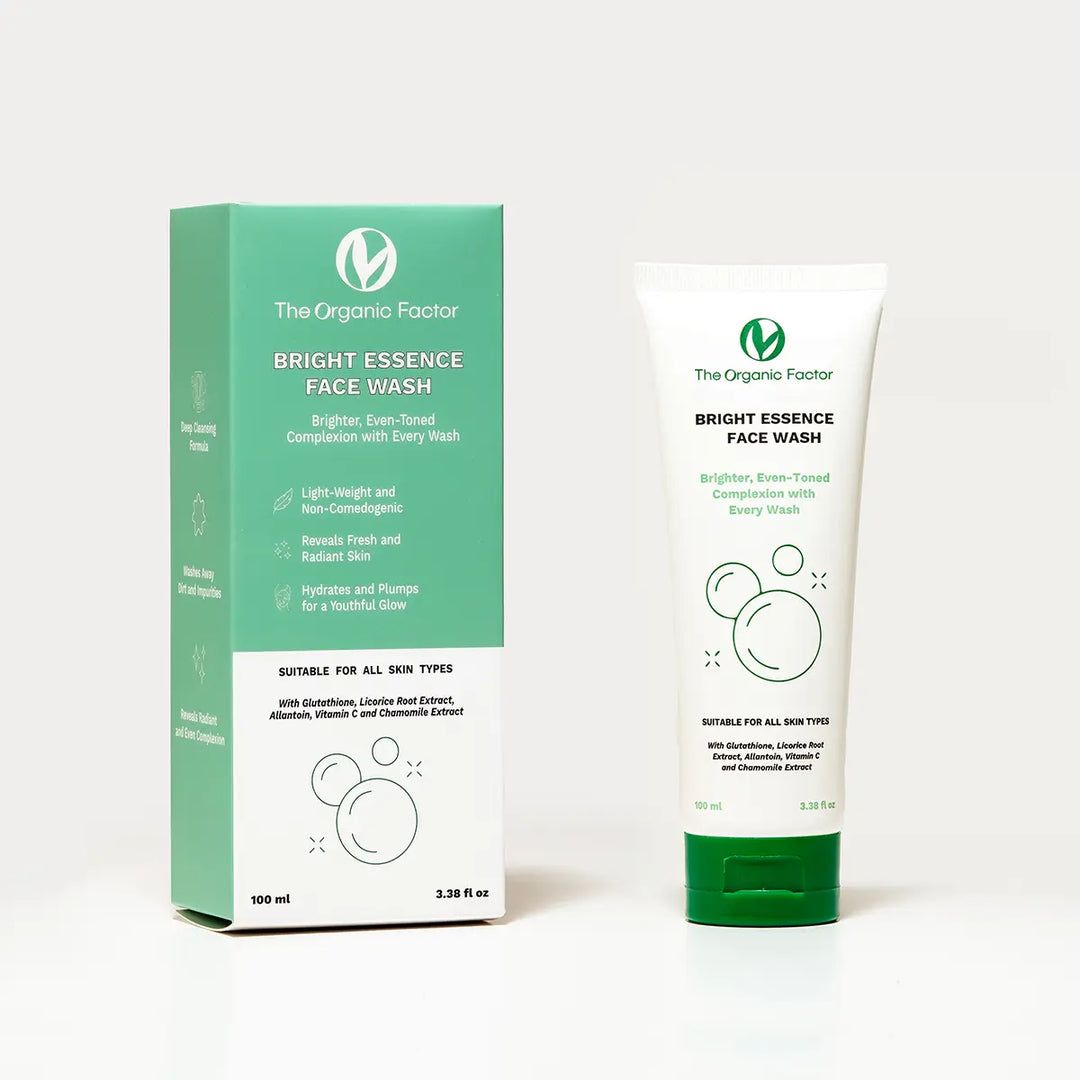 BRIGHT ESSENCE Face Wash smooth and glowing.