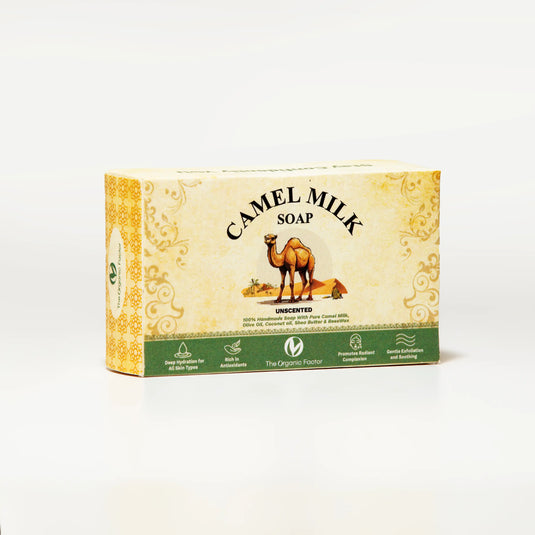Camel Milk Soap bar unscented - handmade natural soap by The Organic Factor Pakistan