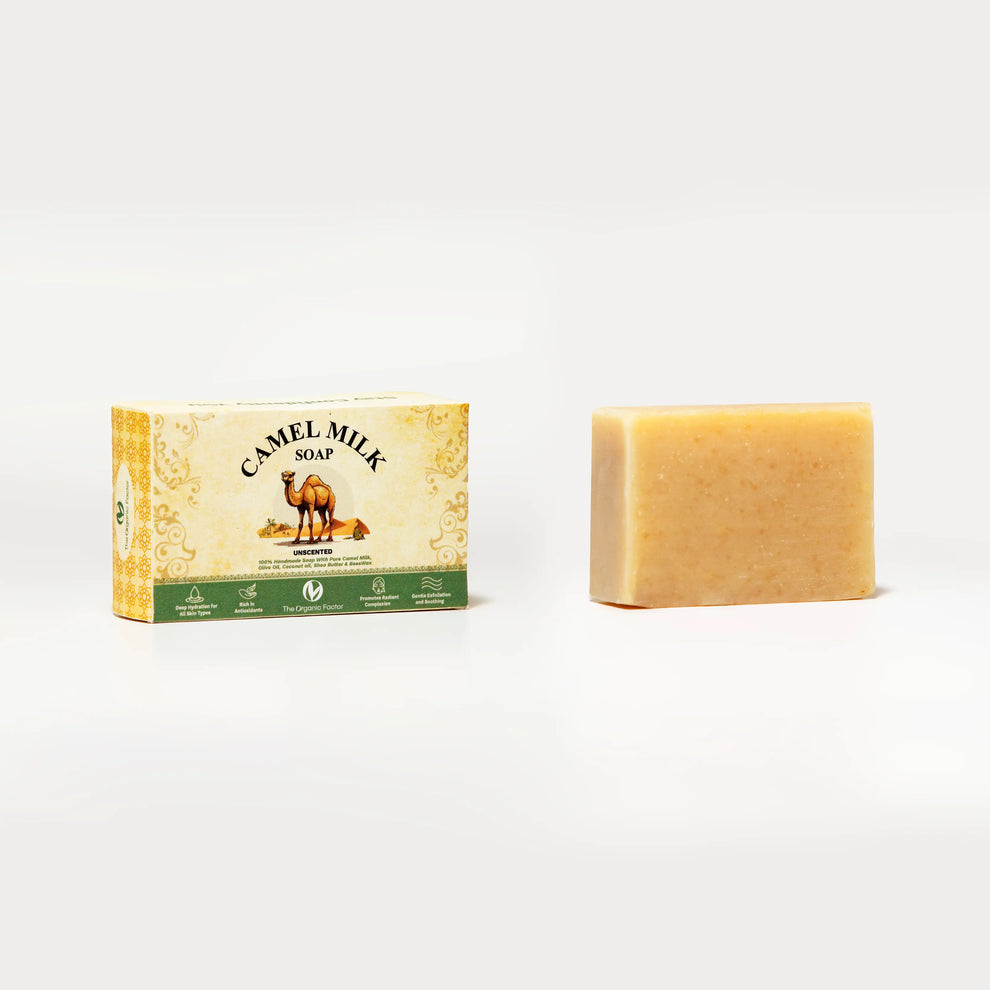 Natural camel milk soap with olive oil and shea butter - 100g bar