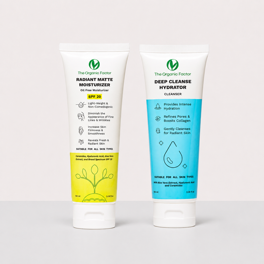 Cleanse & Hydrate Duo | Cleanser + Moisturizer Bundle