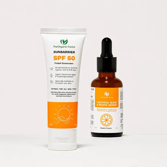 Glow & Protect Duo | Vitamin C Serum + SPF 60 Sunscreen Bundle