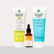 3-Step Glow Routine | Cleanser + Vitamin C Serum + Moisturizer Bundle
